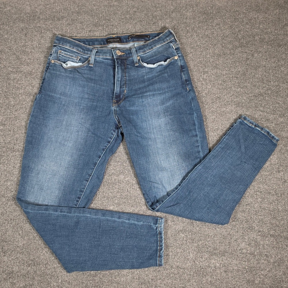 Banana Republic Curvy Skinny Premium Denim Blue Jeans Size 30 Medium Wash